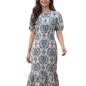Leriya Fashion Dress for Women | Western One Piece Dress for Women Short & Long | Short Sleeve Casual Summer Dresses for Beach & Stylish Party Outifits Knee-Length